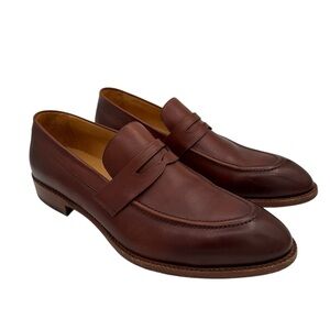 Beckett Simonon Brown Leather Penny Loafers Men’s Size 10